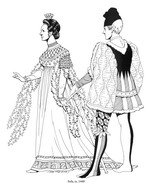 coloring page Clothing of the Renaissance